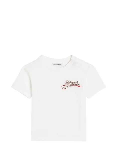 T-shirt con logo DOLCE & GABBANA KIDS | L1JT7W G7P4YW0111